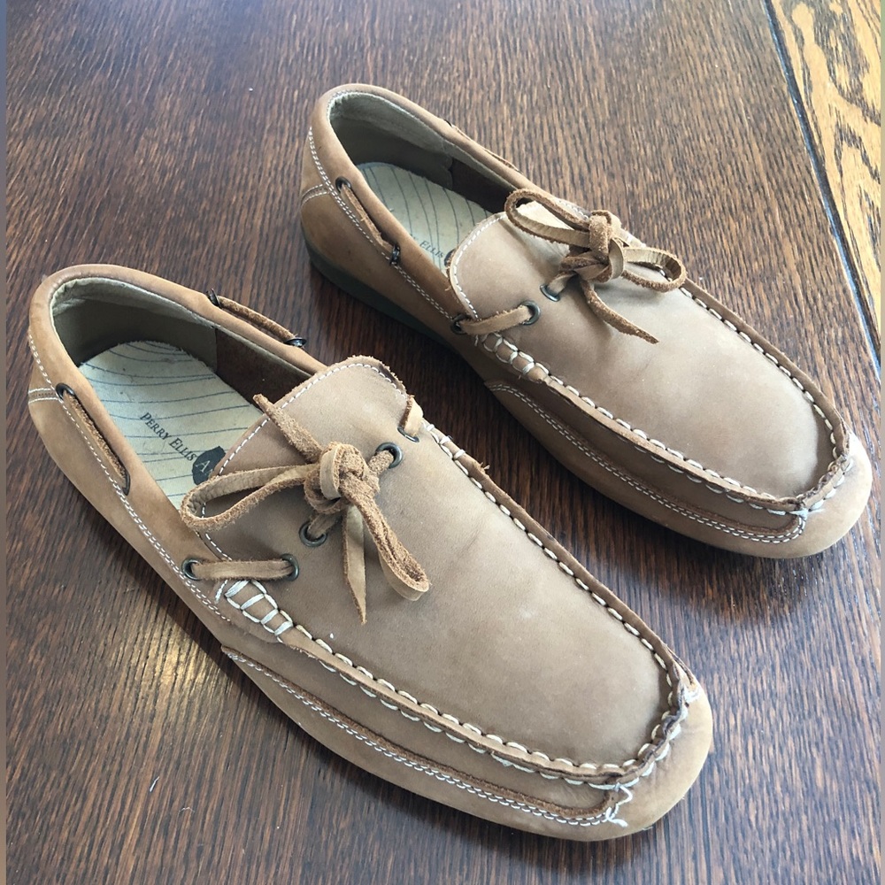 Mens Perry Ellis Boat Shoes size 9.5